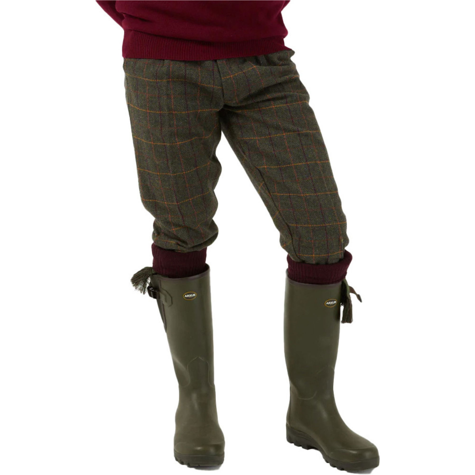 2023 Alan Paine Mens Rutland Tweed Shooting Breeks RUTGBRK - Fern